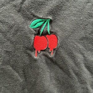 Embroidered Cherry Drip Shirt